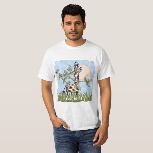 Giraffe T-shirt verbergen (Voorkant volledig)