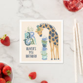 Giraffe Tea Party Kids Verjaardagsfeest Servet (Insitu)