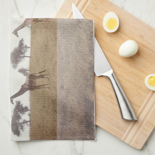 Giraffe Tea Towel Theedoek (Quarter Fold)