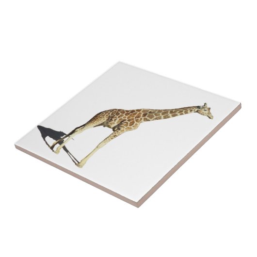 Giraffe Tegeltje (Zijkant)
