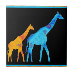 Giraffe Tegeltje