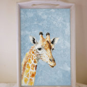 Giraffe tegen een Blue Sky Decoupage Tissuepapier