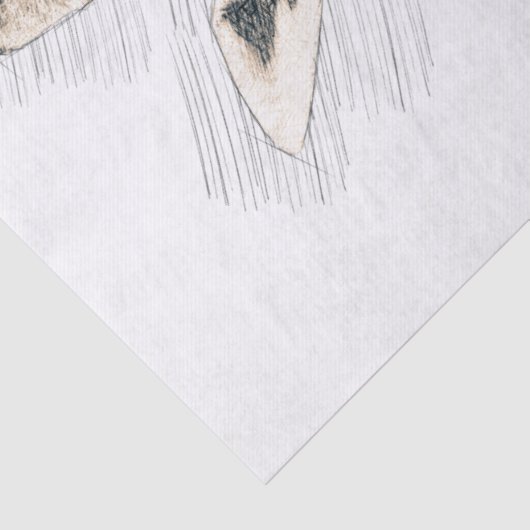 Giraffe Tekening Tissuepapier (Detail)