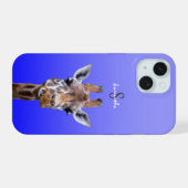 Giraffe telefoonhoesje iPhone 15 case (Achterkant horizontaal)
