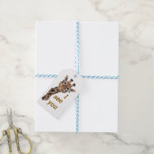 Giraffe.Text.I see you Cadeaulabel (Met Touw)