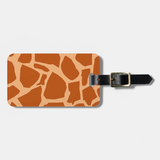 Giraffe Texture Bagagelabel (Voorkant horizontaal)