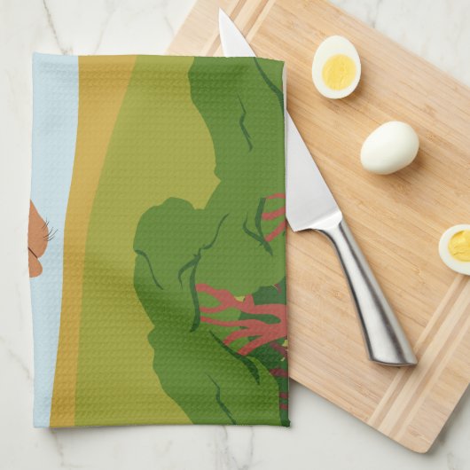 Giraffe Theedoek (Quarter Fold)