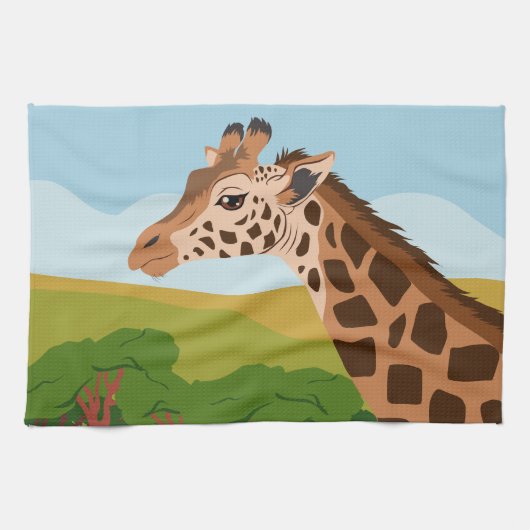 Giraffe Theedoek (Horizontaal)