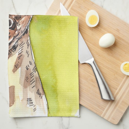 Giraffe Theedoek (Quarter Fold)