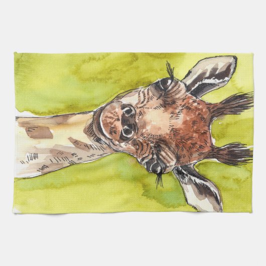 Giraffe Theedoek (Horizontaal)