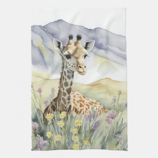 Giraffe Theedoek (Verticaal)
