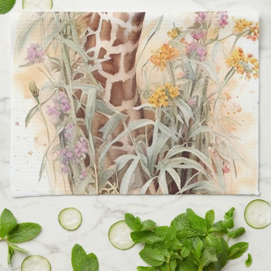 Giraffe Theedoek (Gevouwen)