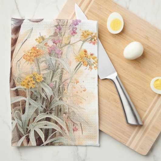 Giraffe Theedoek (Quarter Fold)