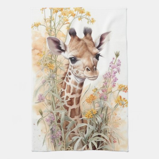 Giraffe Theedoek (Verticaal)