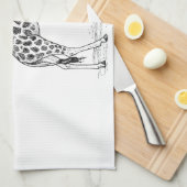 Giraffe Theedoek (Quarter Fold)