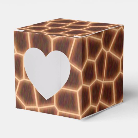 Giraffe Thema Party Favor Boxen Bedankdoosjes (Voorkant Zijde)