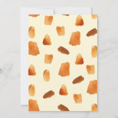 Giraffe thema Safari Baby shower Kaart (Achterkant)