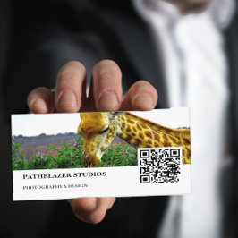 Giraffe Thorn Tree | Wildlife fotografie | Visitekaartje