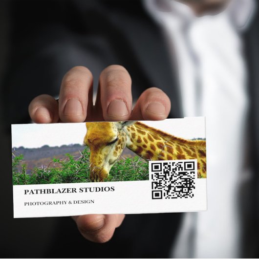 Giraffe Thorn Tree | Wildlife fotografie | Visitekaartje