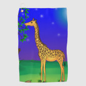 Giraffe ThRapport Golf Towel Golfhanddoek (Voorkant)
