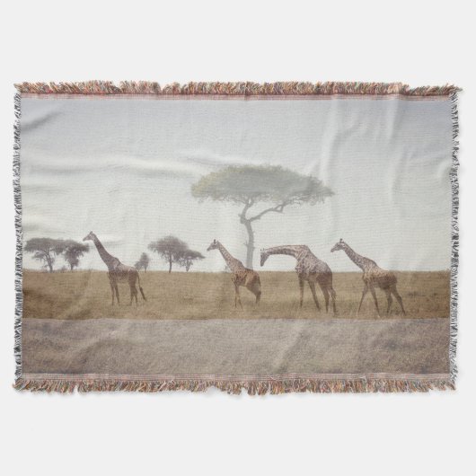 Giraffe Throw Blanket Deken (Voorkant)