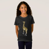 Giraffe Toddlers Ruffle T-shirt (Voorkant volledig)
