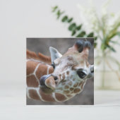 Giraffe Tongue Kaart (Staand voorkant)