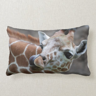 Giraffe Tongue Pillow Kussen