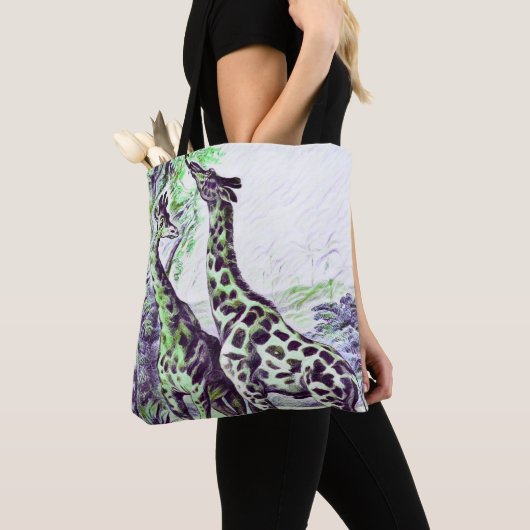 Giraffe Tote Bag (Dichtbij)