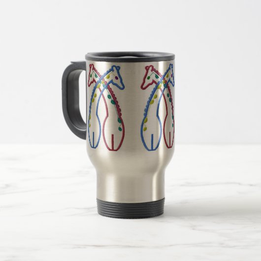 Giraffe Travel Mug Reisbeker (Voorkant links)