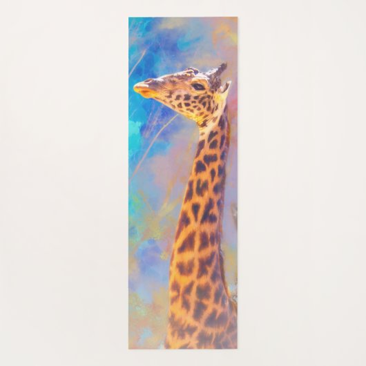 GIRAFFE TREE HUGGER YOGAMAT (Achterkant)