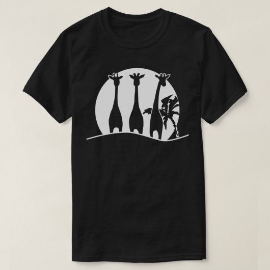 Giraffe Triblend T-shirt (Design voorkant)