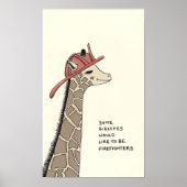 giraffe trivia poster (Voorkant)