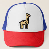 Giraffe Trucker Pet (Voorkant)