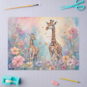 Giraffe Tuin Pastel Tissuepapier (Craft)