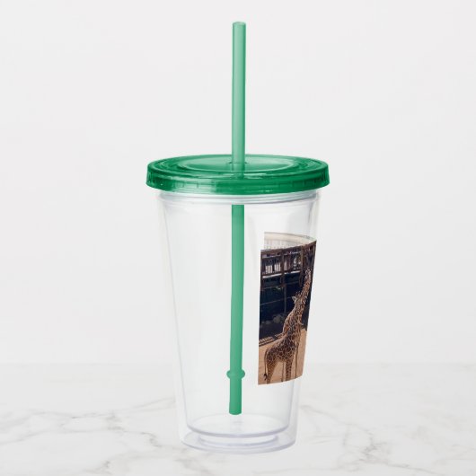 Giraffe Tumbler Acryl Drinkbeker (Rechts)