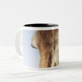 Giraffe Tweekleurige Koffiemok (Voorkant links)