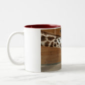 Giraffe Tweekleurige Koffiemok (Links)