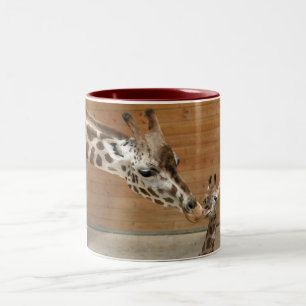 Giraffe Tweekleurige Koffiemok