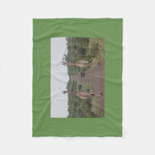 Giraffe Twins Cute Personalize Destiny's Fleece Deken (Voorkant)