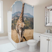 GIRAFFE UITGESCHAKELD MET BROWN GRASS DOUCHEGORDIJN (In situ)