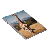 GIRAFFE UITGESCHAKELD MET BROWN GRASS NOTITIEBOEK (Rechterzijde)