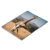 GIRAFFE UITGESCHAKELD MET BROWN GRASS NOTITIEBOEK (Linkerzijde)
