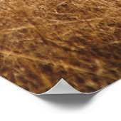 GIRAFFE UITGESCHAKELD MET BROWN GRASS POSTER (Hoek)