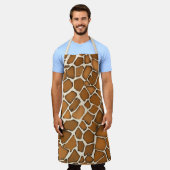 Giraffe Vacht Patroon Print Schort (Gedragen)