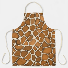 Giraffe Vacht Patroon Print Schort