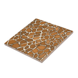 Giraffe Vacht Patroonprint Tegeltje