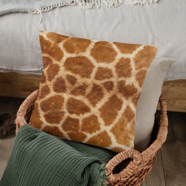 Giraffe Vacht Vlekken Realistisch Uitziende Worp K Kussen (Creator heeft geüpload)