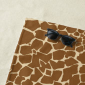 Giraffe Vachtpatroon Print Strandlaken (In situ)