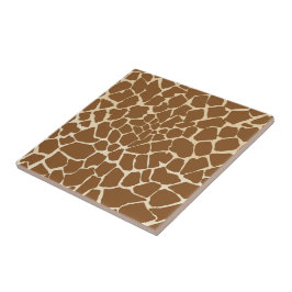 Giraffe Vachtpatroonprint Tegeltje